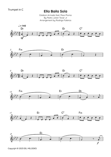 Ella Baila Sola (arr. Rodrigo Faleiros)