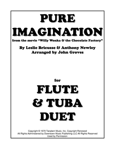 Pure Imagination (arr. John Groves)