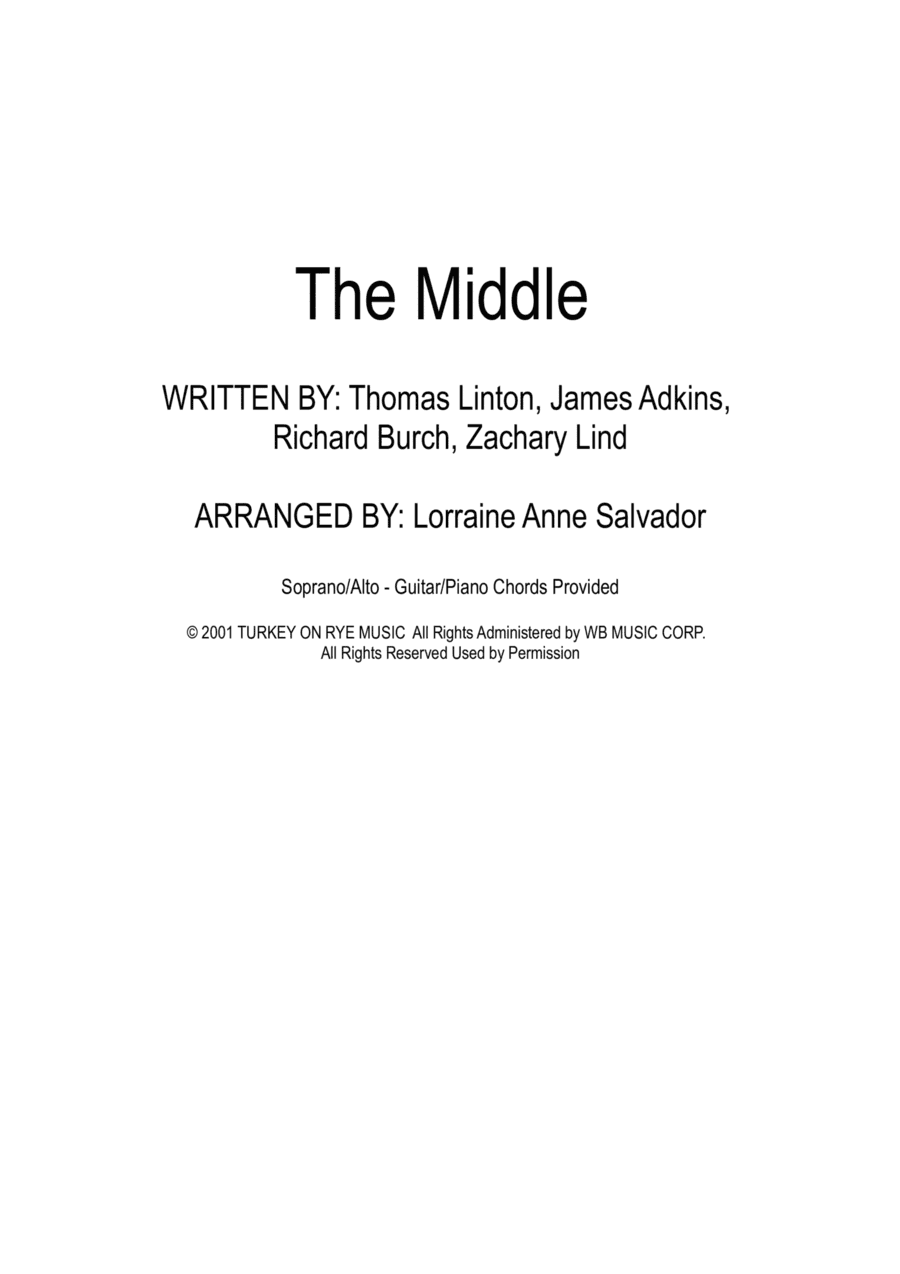 The Middle (arr. Lorraine Anne Salvador)