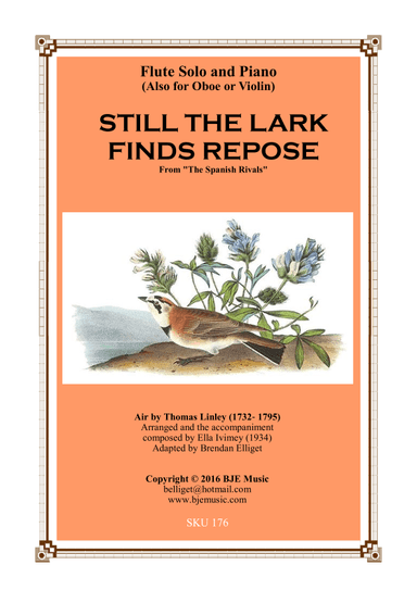 Still The Lark Finds Repose - Solo Flute (Oboe or Violin) and Piano (arr. Brendan James Elliget MAGA 537)