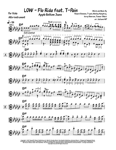 Low (arr. Katsumi WF)