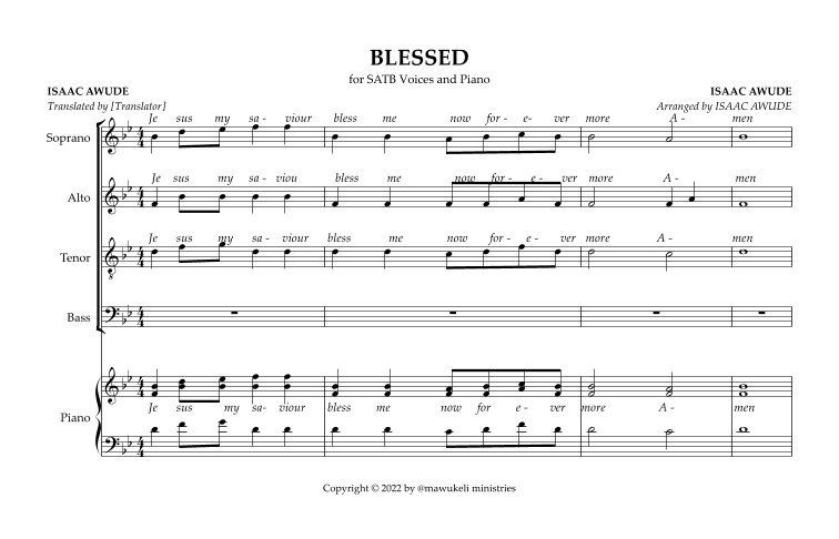 Bless me