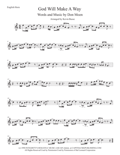 God Will Make A Way (arr. Kevin Busse)