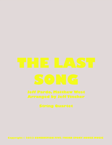 The Last Song (arr. Jeff Tincher)