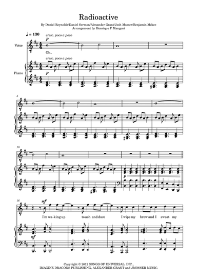 Radioactive (arr. Henrique F Mangoni)