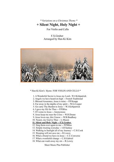 Silent night, Holy night (For Violin and Cello) (arr. Han-Ki Kim)