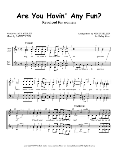 Are You Havin' Any Fun? (arr. Kevin Keller)