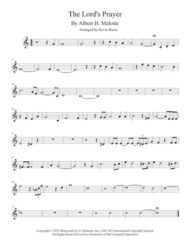 The Lord's Prayer (arr. Kevin Busse)