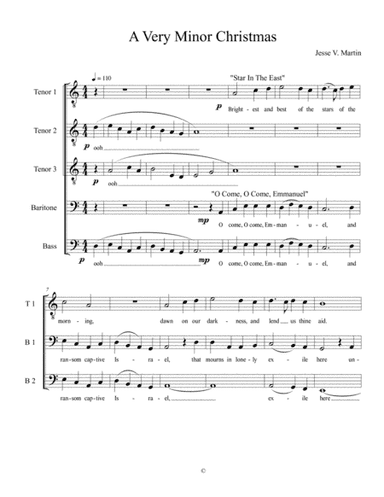 A Very Minor Christmas (arr. Jesse V. Martin)