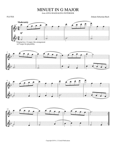 Minuet in G Major (arr. Mark Phillips)