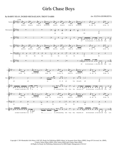 Girls Chase Boys (arr. Elena Georgieva)