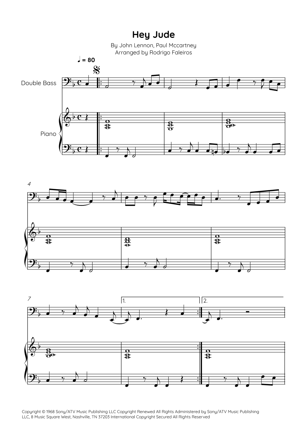 Hey Jude (arr. Rodrigo Faleiros)