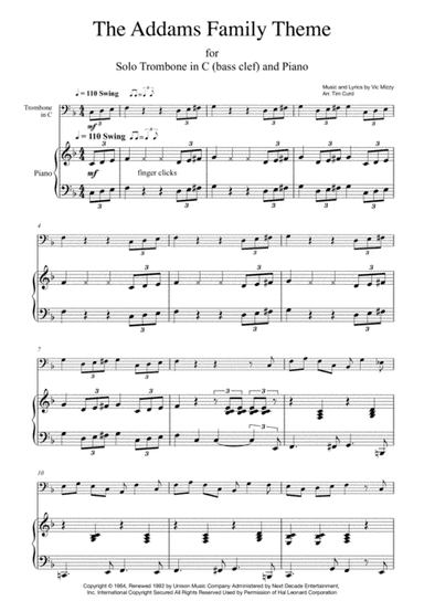 Addams Family Theme (arr. Tim Curd)