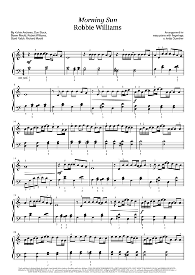 Morning Sun (arr. Antje Günther)