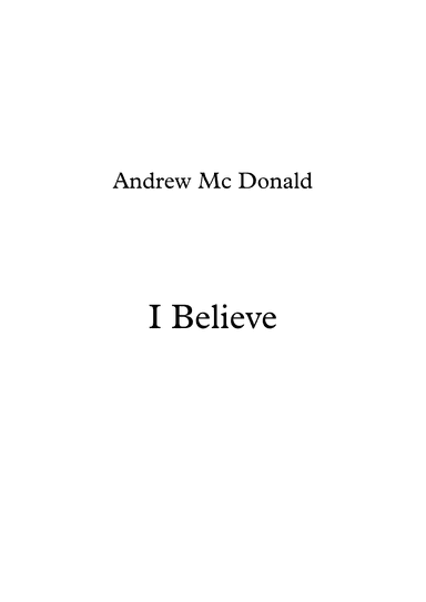 I Believe