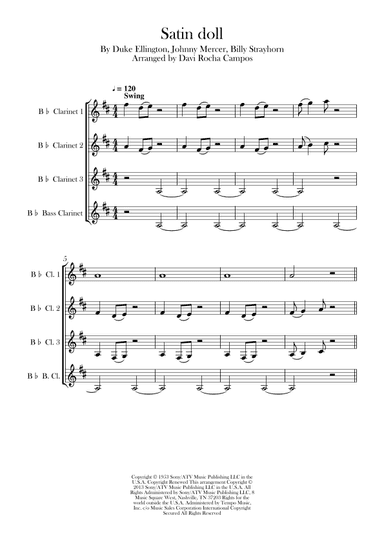 Satin Doll (arr. Davi Rocha Campos)