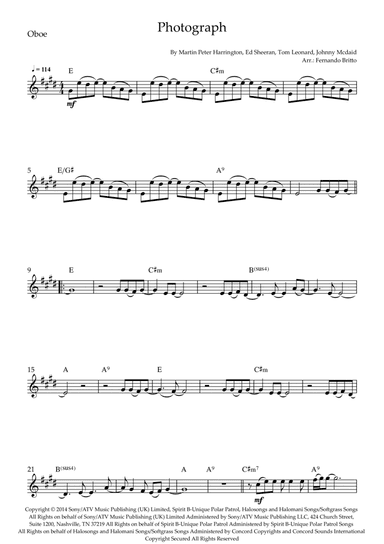 Photograph (arr. Fernando Britto)
