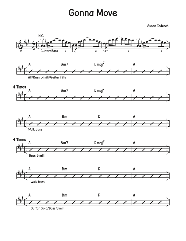 Gonna Move (arr. David M Fagnant)