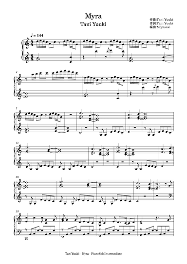 Myra (arr. Mopianic)