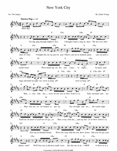 New York City (arr. Tim Jaques)