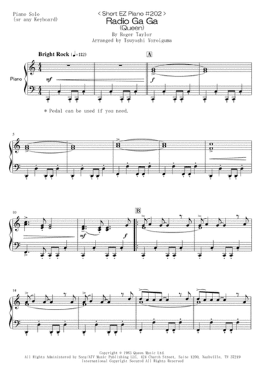Radio Ga Ga (arr. Tsuyoshi Yoroiguma)