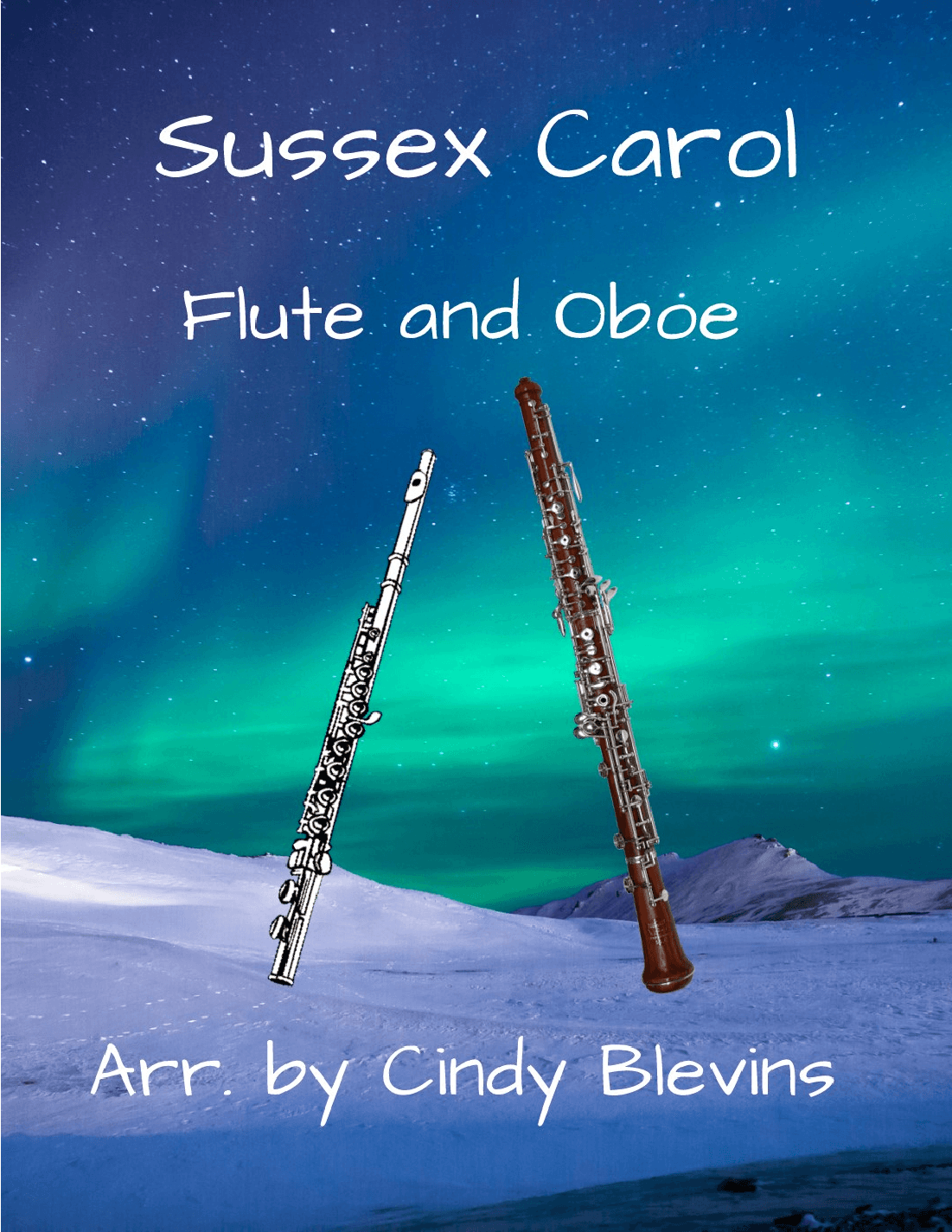 Sussex Carol, for Flute and Oboe Duet (arr. Cindy Blevins)