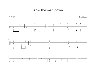 Blow the man down (arr. Bettina Schipp)