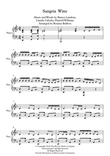 Sangria Wine (arr. Roxana Belibou)