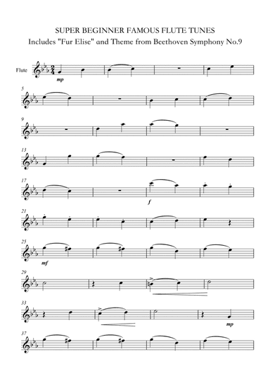 Beginner Flute - Super Tunes (arr. Ellen Macpherson)