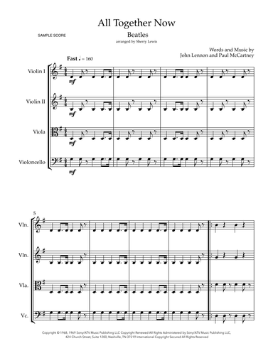 All Together Now (arr. Sherry Lewis)