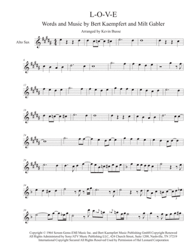 L-O-V-E (arr. Kevin Busse)