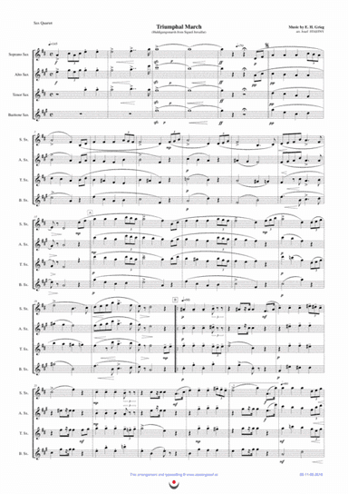 Triumphal March (Grieg) (arr. Josef Štastný)