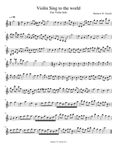 Violin Sing to the world