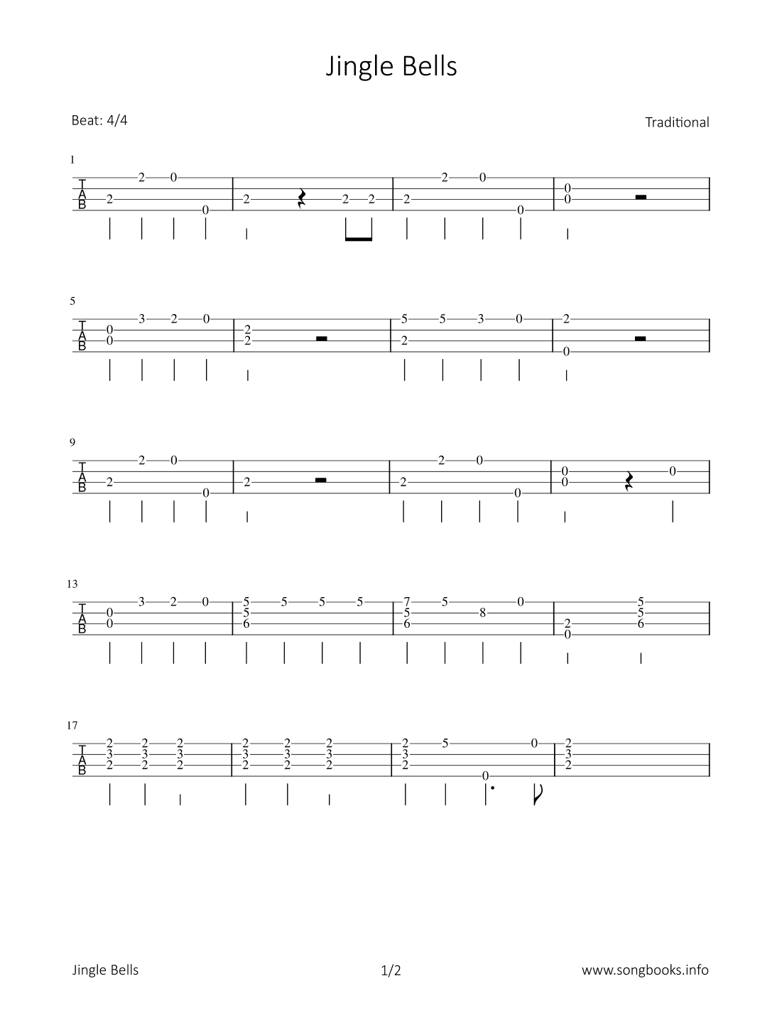 Jingle Bells (arr. Bettina Schipp)