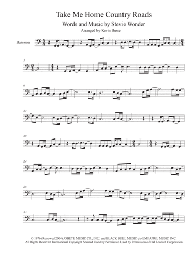 Take Me Home, Country Roads (arr. Kevin Busse)
