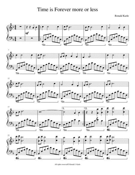 Time is Forever more or less