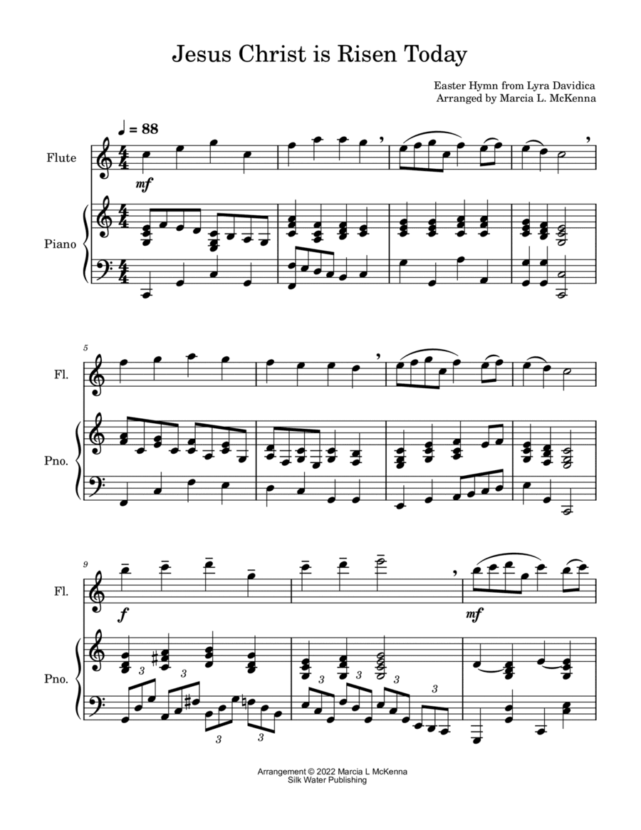 Jesus Christ is Risen Today (arr. Marcia L McKenna)