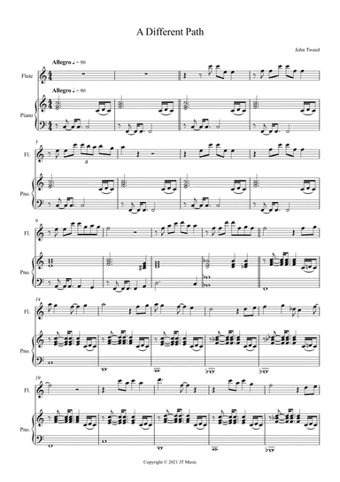 A Different Path - Flute and Piano