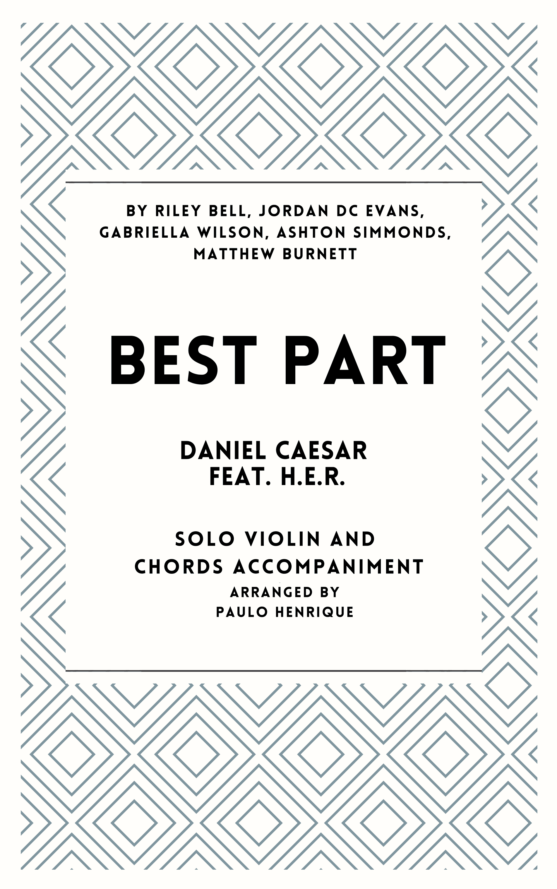 Best Part (arr. Paulo Henrique)