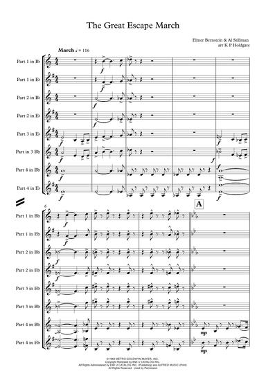 The Great Escape March (arr. Kevin P Holdgate)