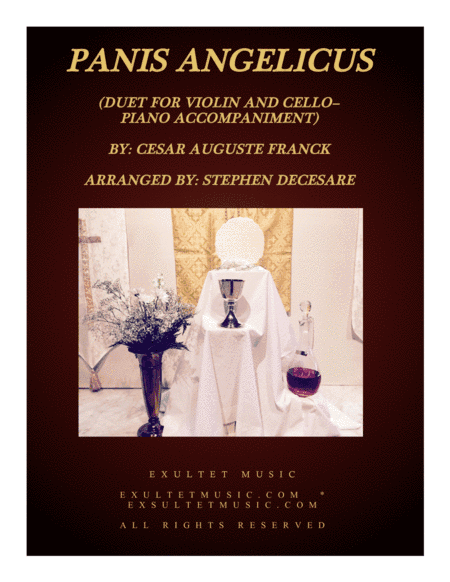 Panis Angelicus (Duet for Violin and Cello - Piano Accompaniment) (arr. Stephen DeCesare)