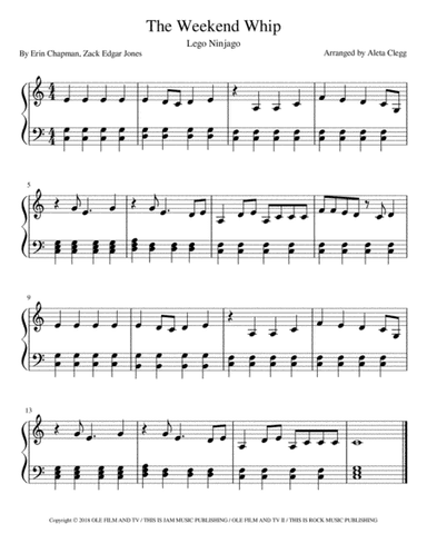 Weekend Whip (arr. Aleta Clegg)