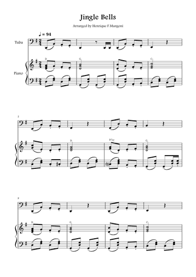Jingle Bells (arr. Henrique F Mangoni)