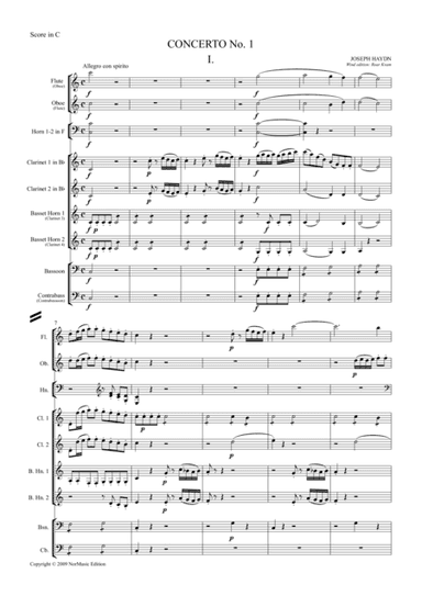 Concerto No. 1 (Classical Wind Ensemble) (arr. Roar Kvam)