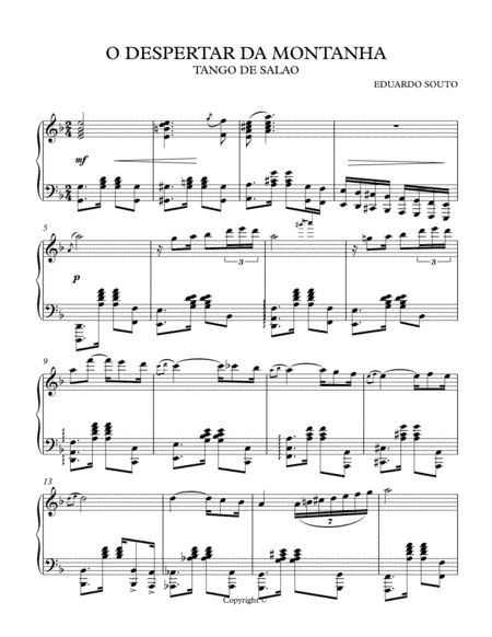 O DESPERTAR DA MONTANHA (arr. Globrazil)