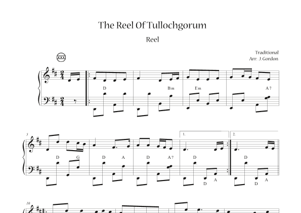 The Reel Of Tullochgorum (arr. Julia Gordon)