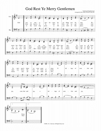 God Rest Ye Merry Gentlemen (arr. Roy James Stewart)