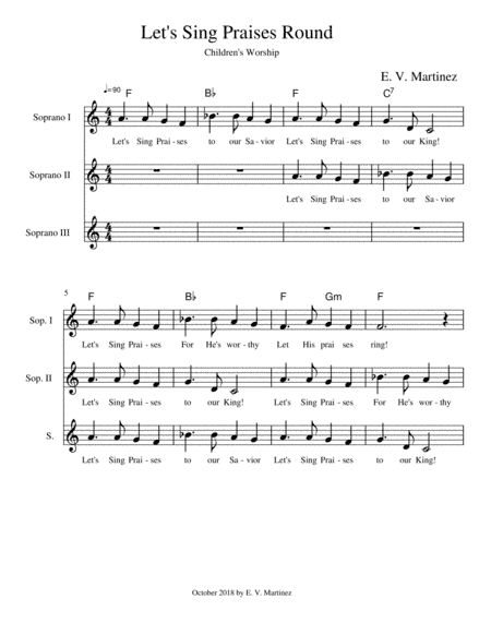 Let's Sing Praises Round