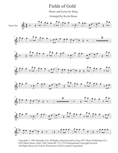 Fields Of Gold (arr. Kevin Busse)