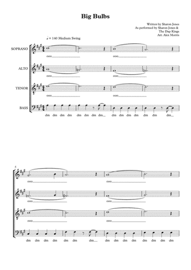 Big Bulbs (arr. Alex Morris)